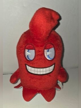 PAC-MAN Video Arcade Plush Red Ghost BLINKY Namco Stuffed Animal 9”